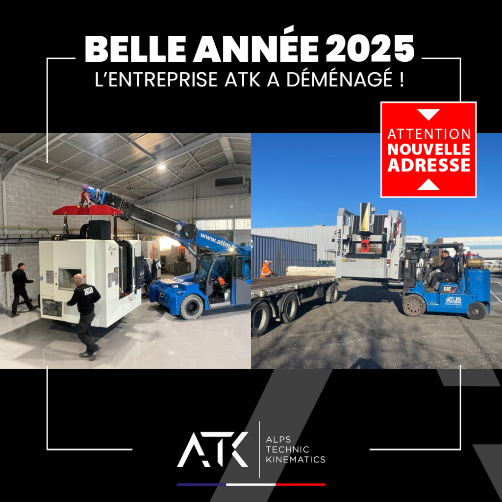 Affiche nouveaux locaux ATK à Tullins