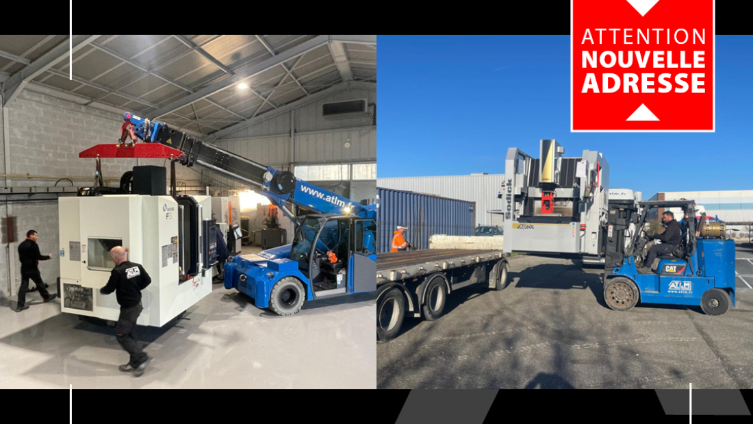 Affiche nouveaux locaux ATK à Tullins